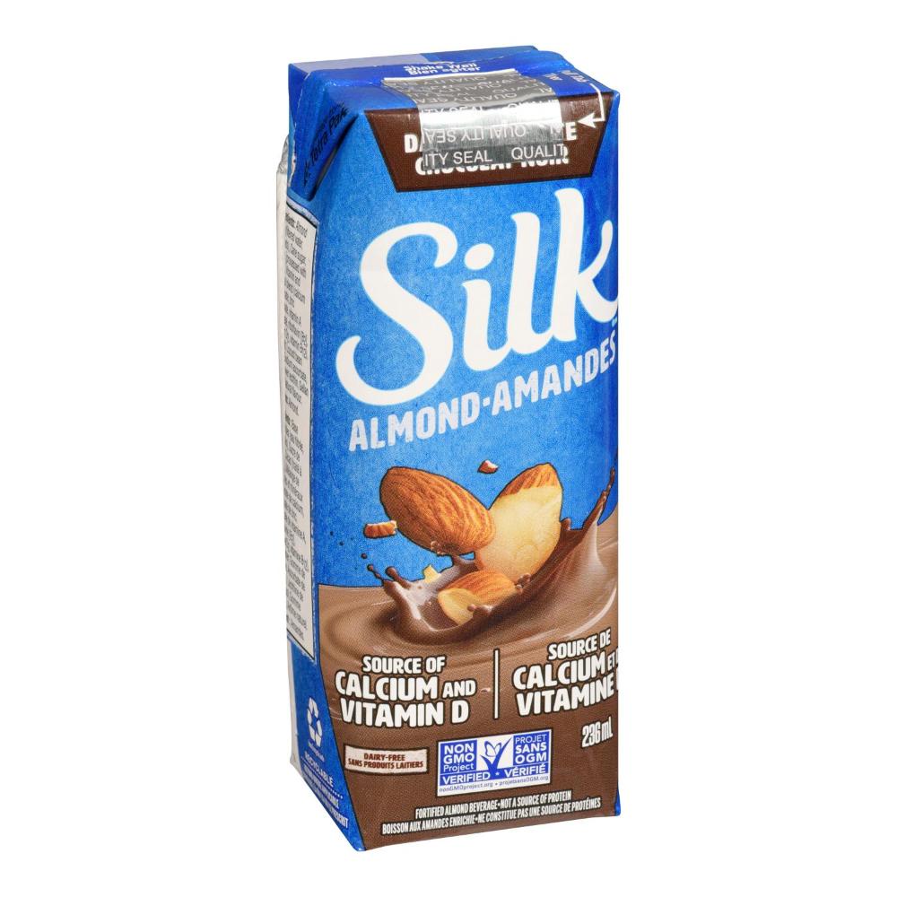 Beverage almond dark chocolate