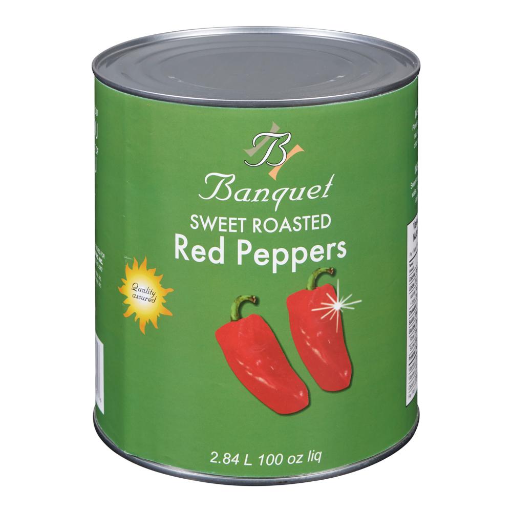 Pepper red roasted sweet whole