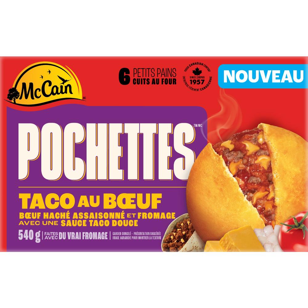 Taco beef pocket