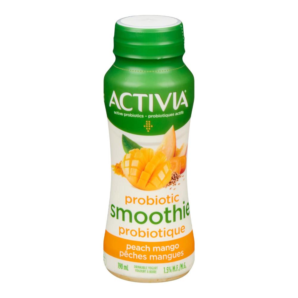 Drink smoothie probiotic peach/mango