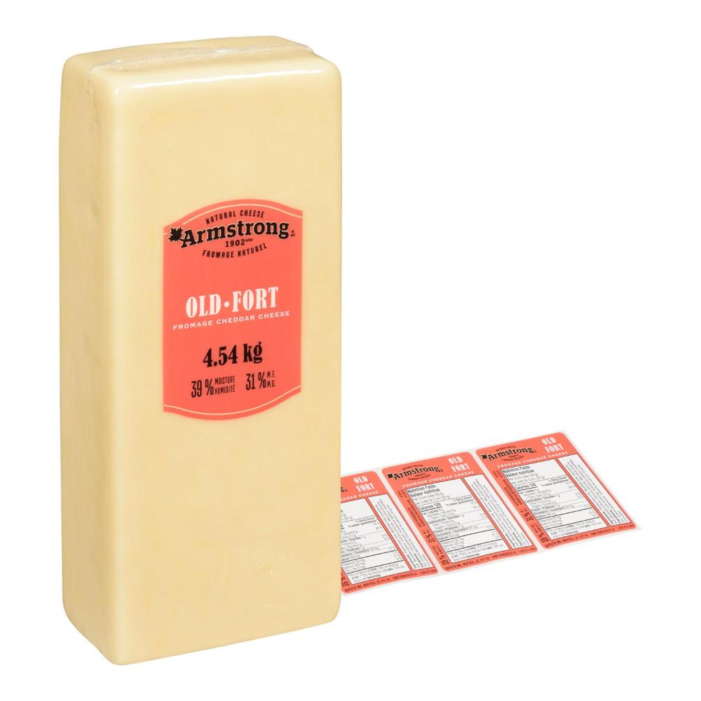 Cheese cheddar old white block