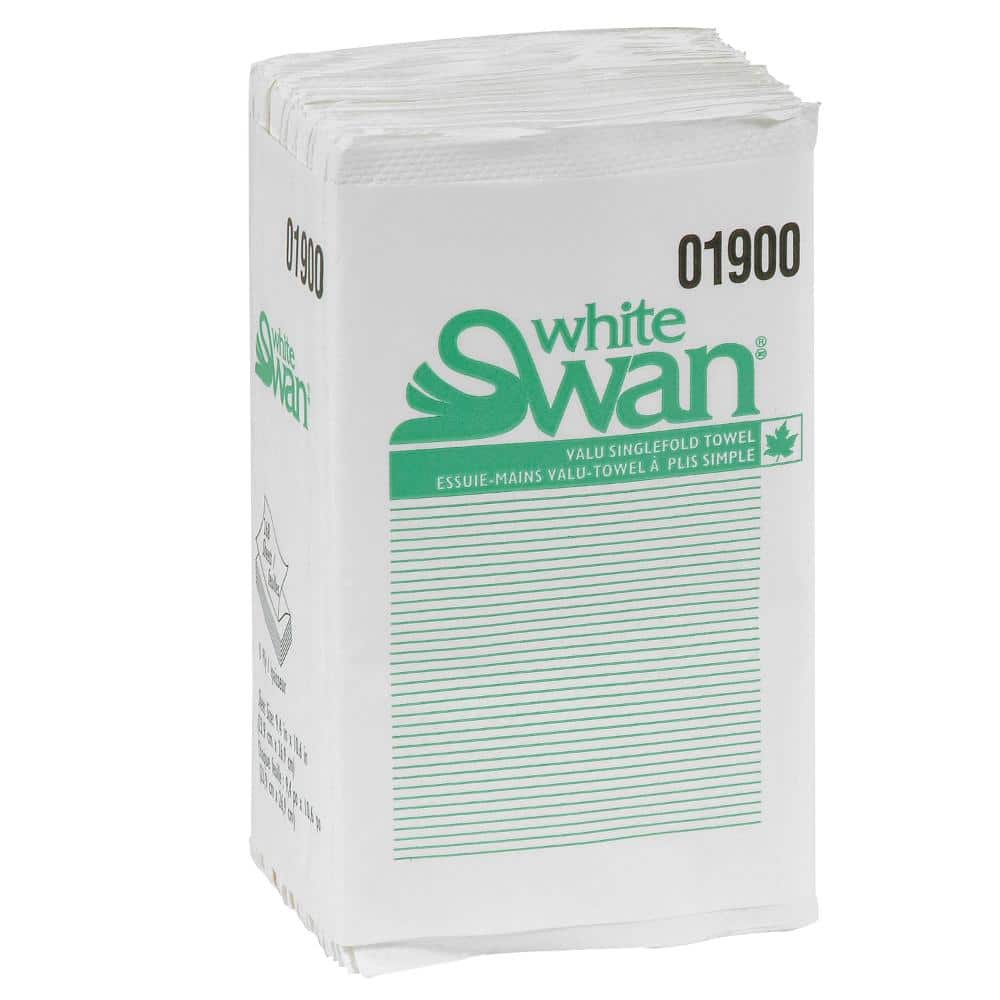 Hand towel white 1ply 250s