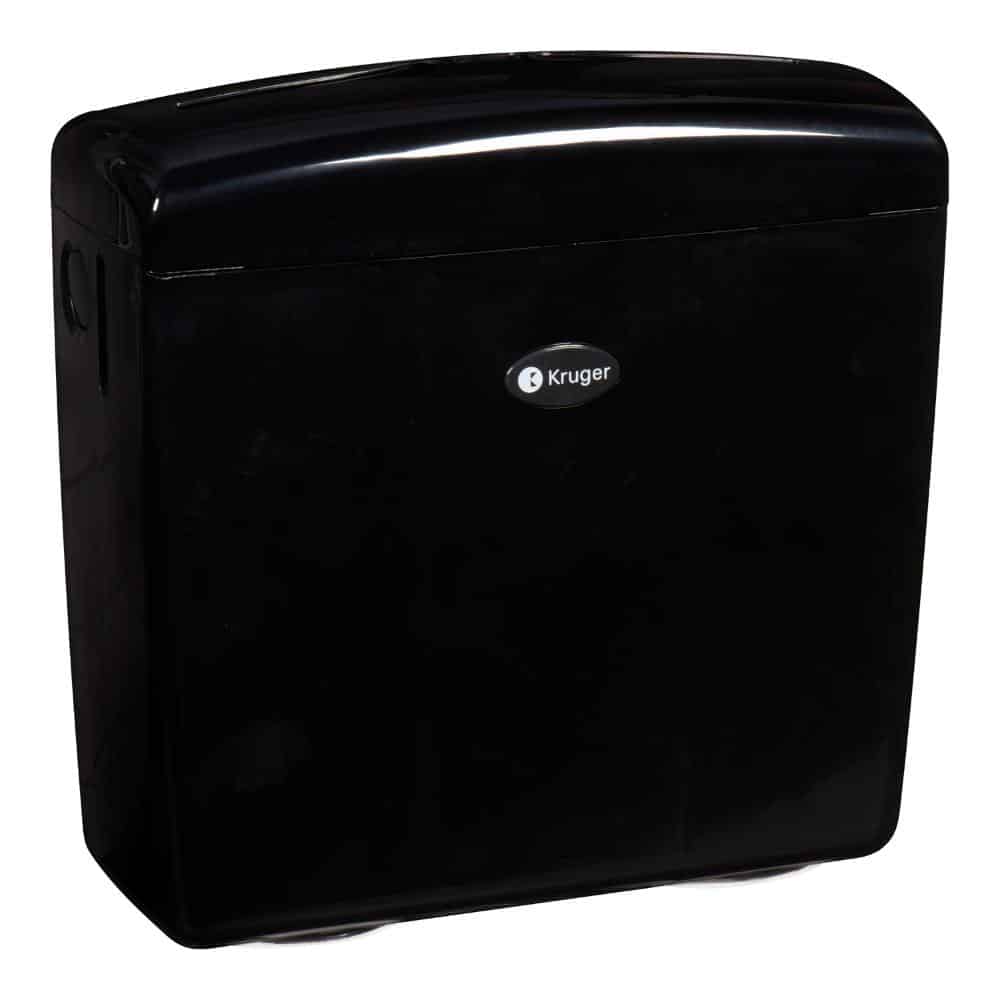 Dispenser paper hand multifold black counter