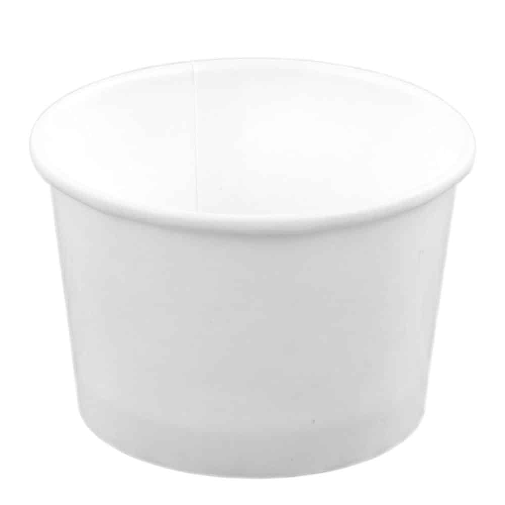 Container carton econo white 4oz