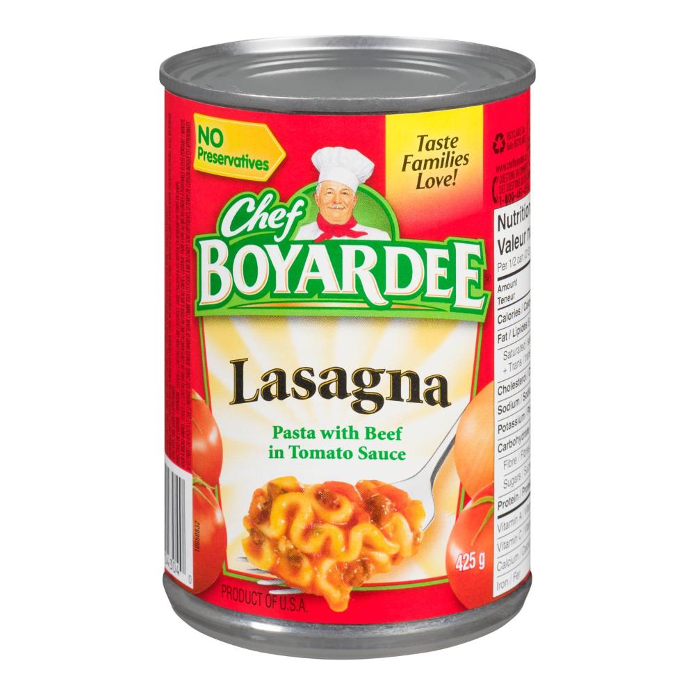 Lasagna rts tin