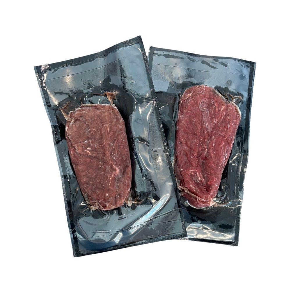 Beef steak flap meat seasoned