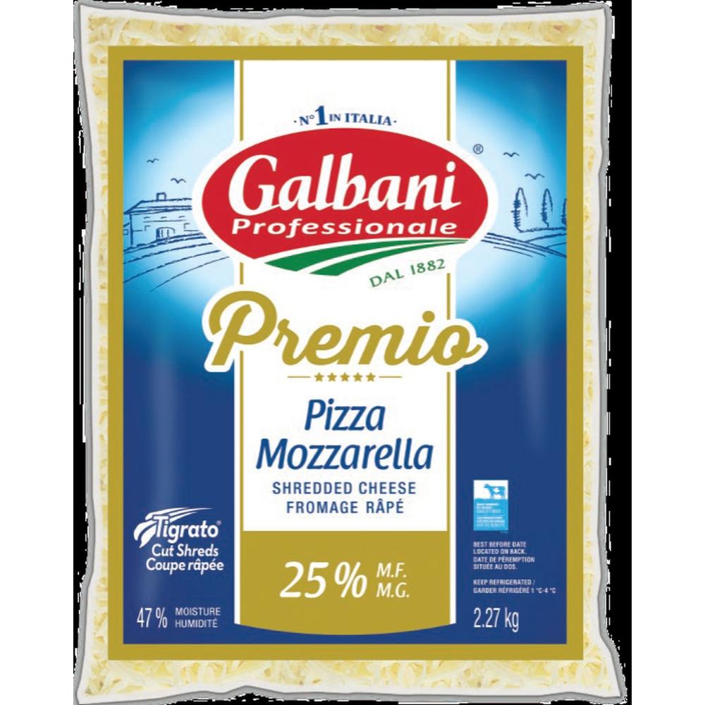 Cheese mozzarella premio grated 25% 3d