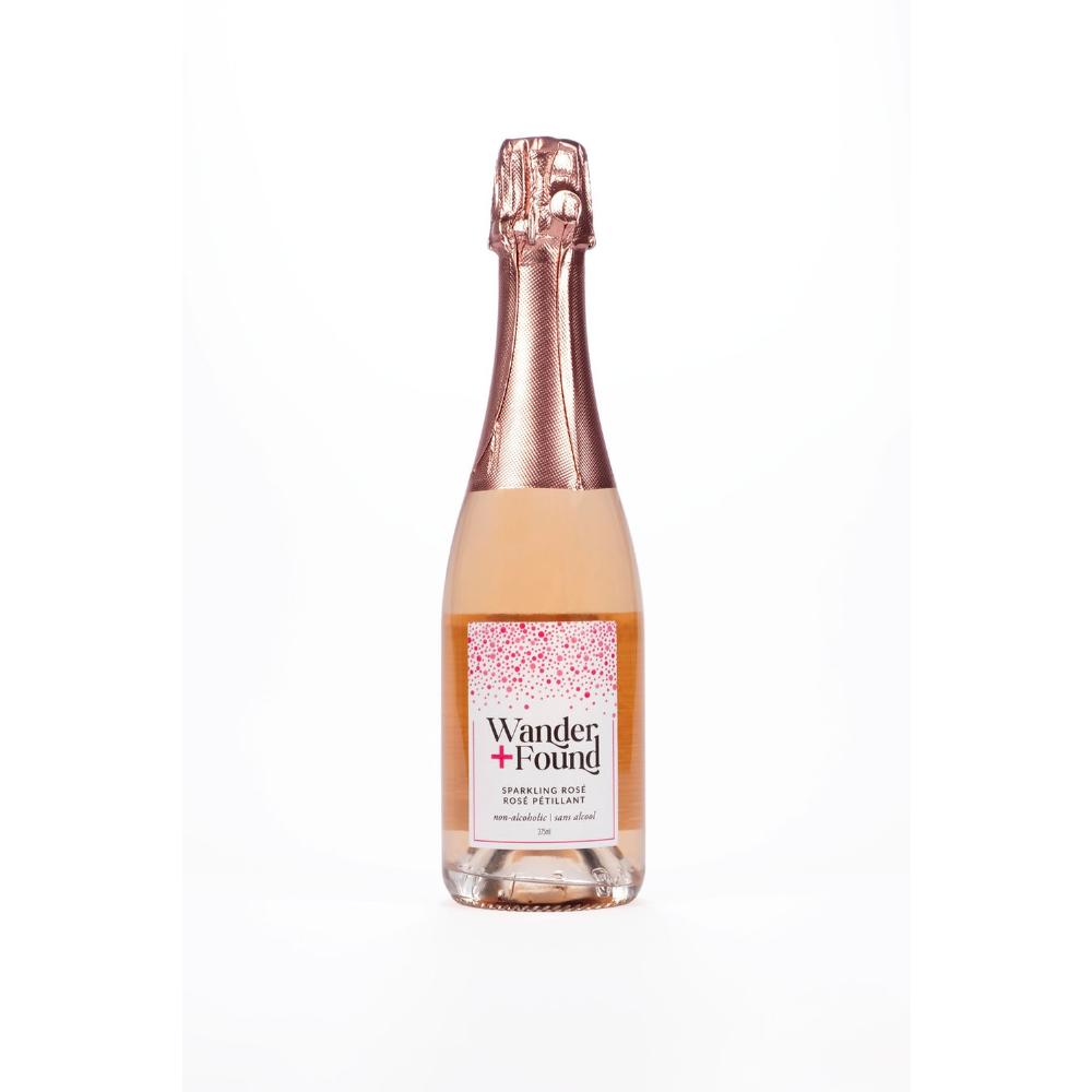 Wine sparkling rose alcohol/f bottle glass