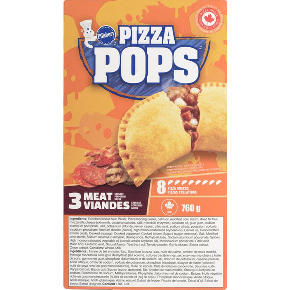 Pizza pops 3 viande