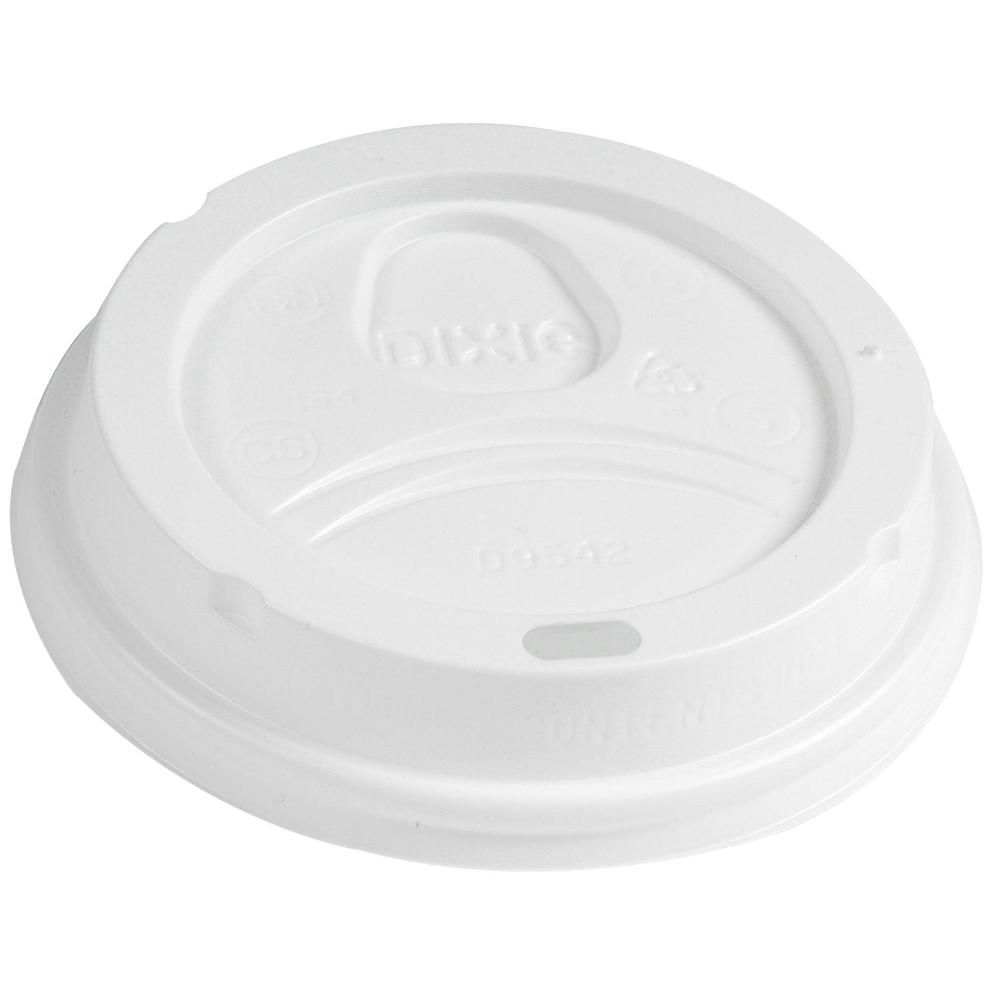 Lid dome ps white 10/20oz