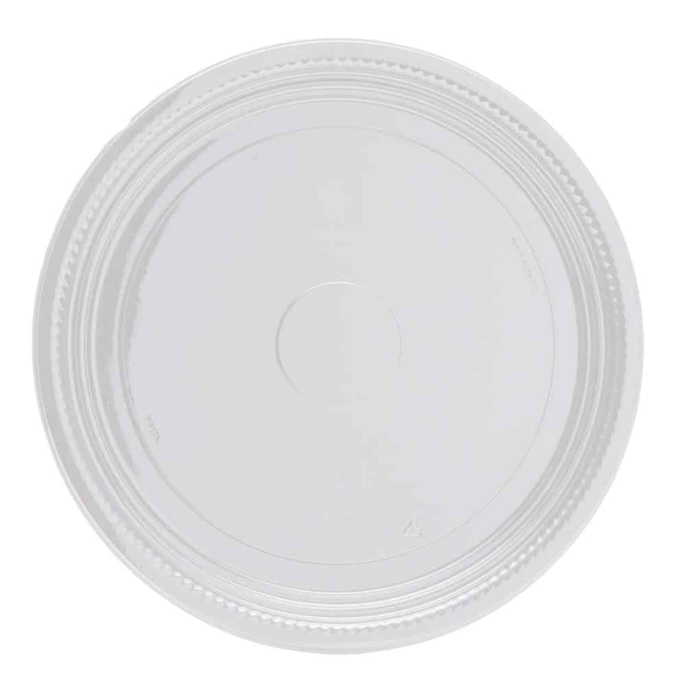 Container tray pet clear round 16″