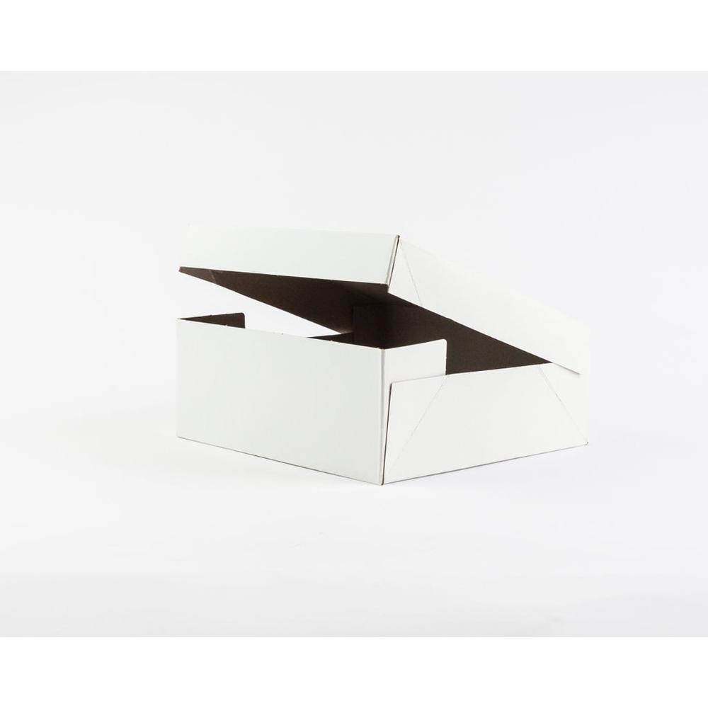 Box chicken white carton plain 8.4x8x3.25″