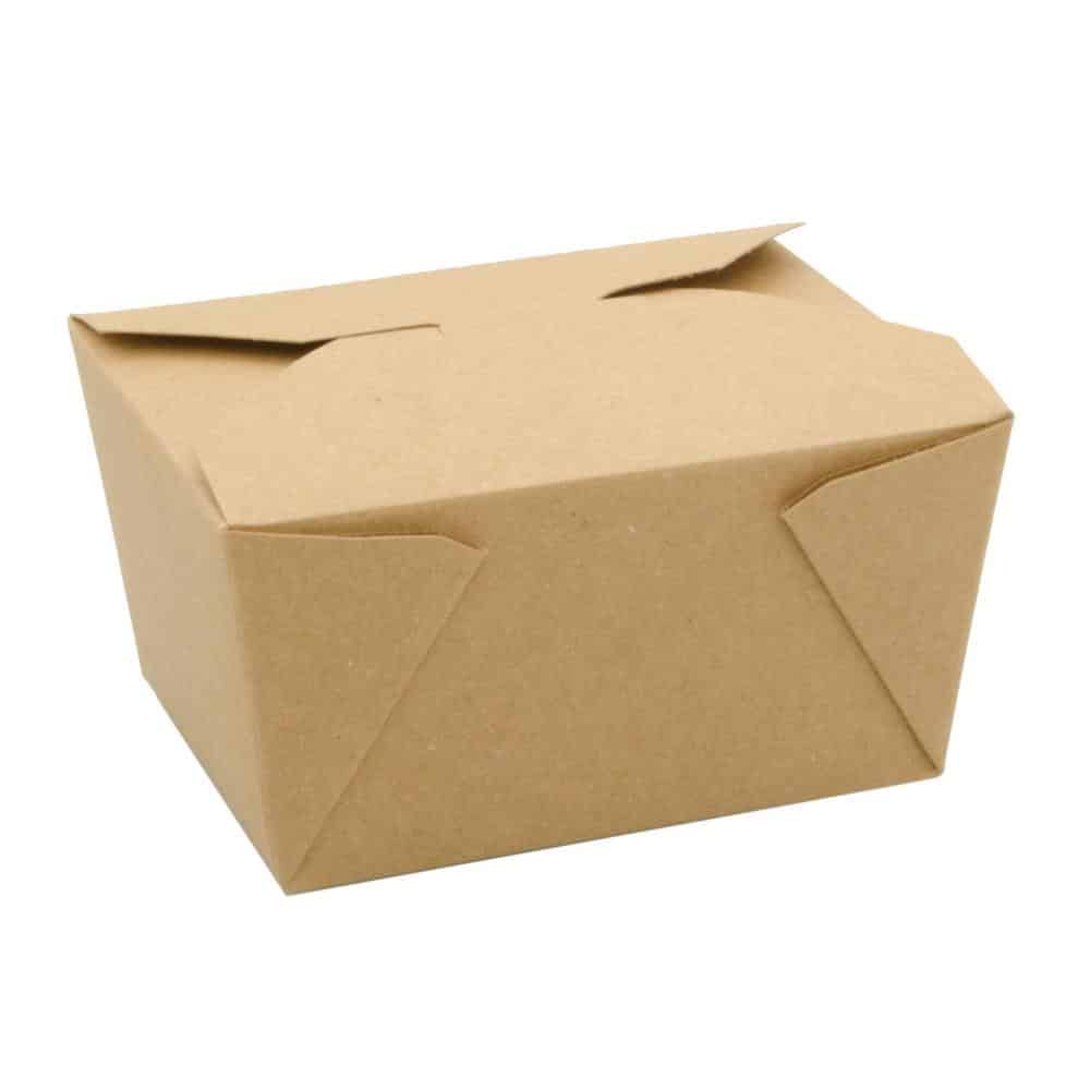 Container paper kraft box bistro #1