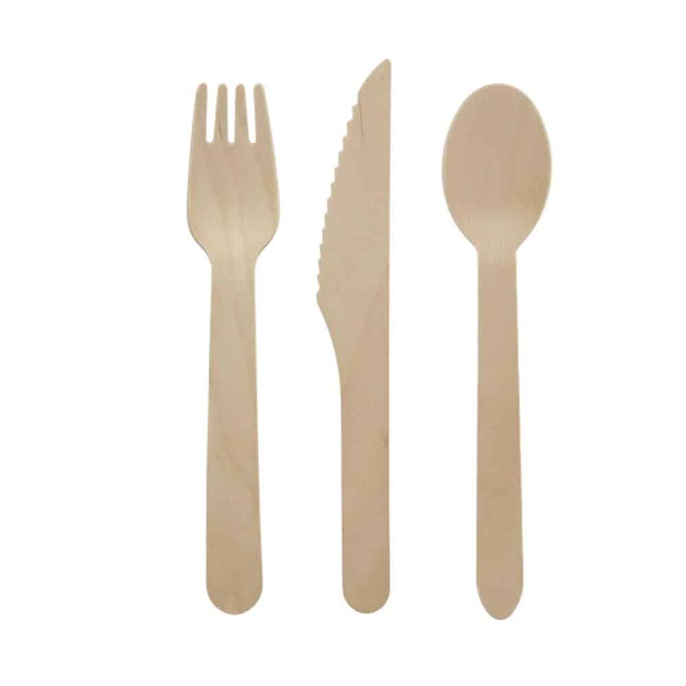 Kit cutlery 3pcs paper (f-s-k) wrap