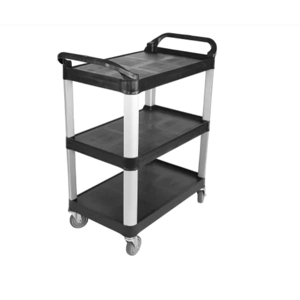 Service cart small black