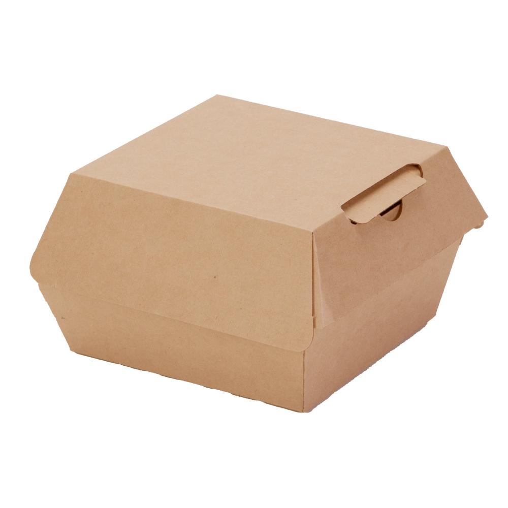 Contenant carton ondule hamburger 4x4x2.81″