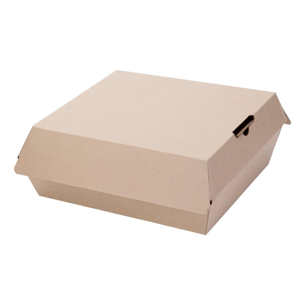 Container carton corrugated meal 8x8x3.31″