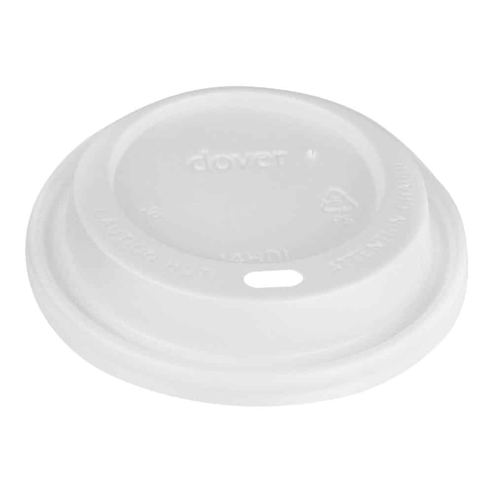 Lid ps white dome cup 10/12/16/20oz