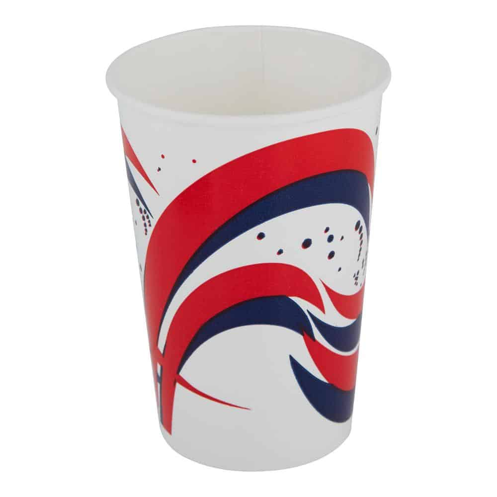 Glass paper drink cold 16oz