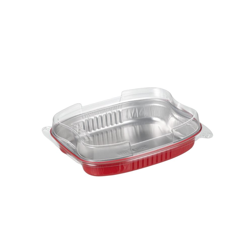 Container combo alu rect. red o-mw-bbq-af