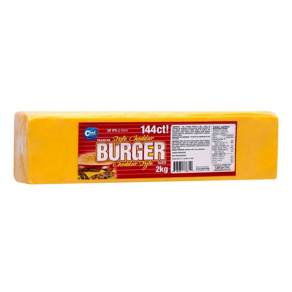 Cheese burger yellow