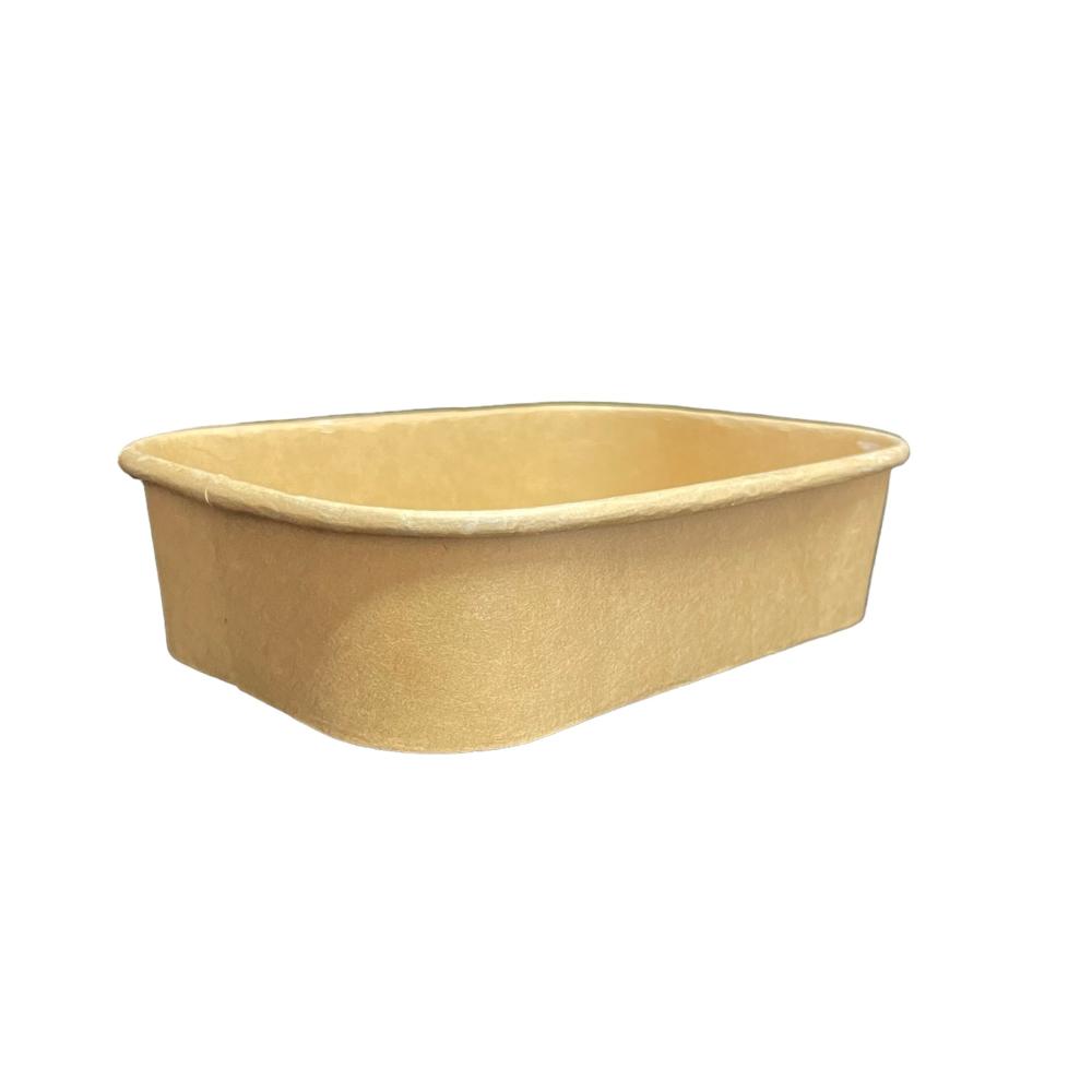 Container kraft rectangular 16oz