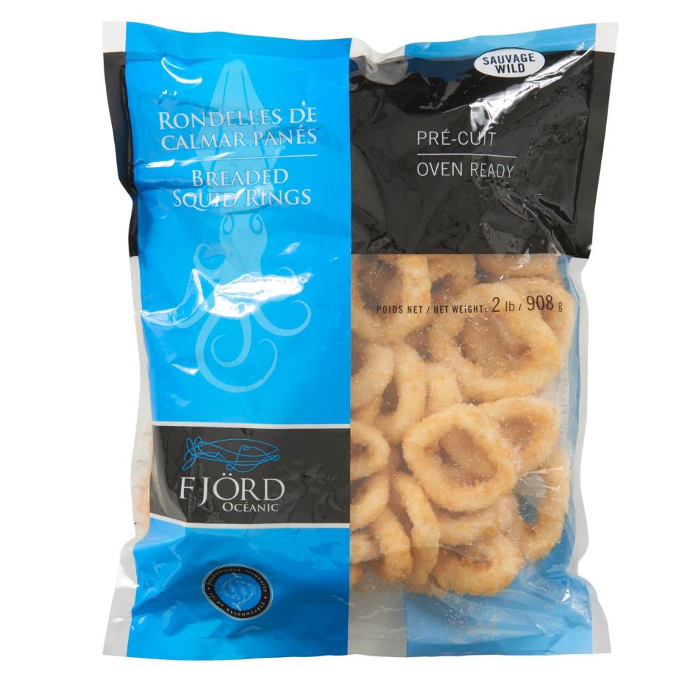 Squid ring breaded pre-cooked