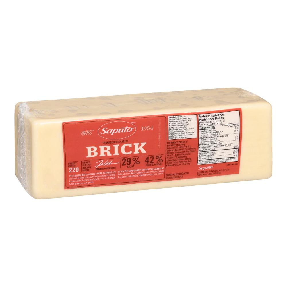 Fromage brick bloc