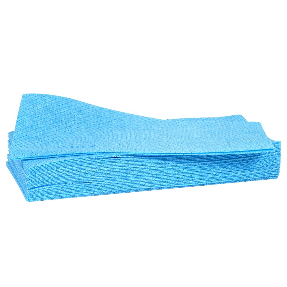 Chiffon bleu 13×24″ tache medium